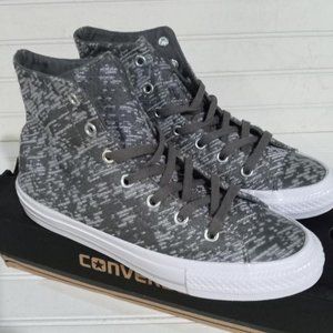 NEW CONVERSE CHUCK TAYLOR All STAR 553449C GEMMA HI TOP CHARCOAL/DOLPHIN/EGRET